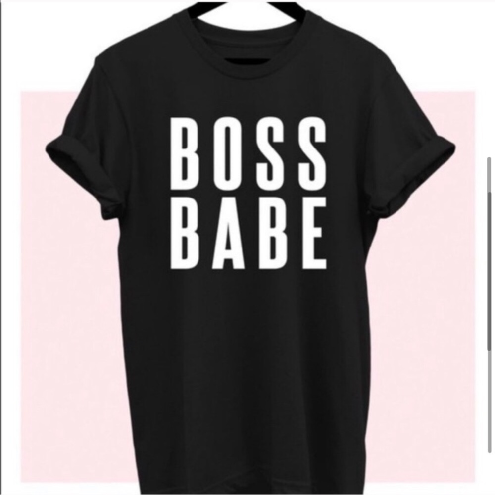 Boss Babe Graphic Tee - Short Sleeve in Black - Picture 3 of 3